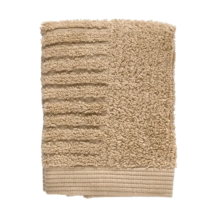 Classic tvättlapp 30x30 cm - Camel - Zone Denmark