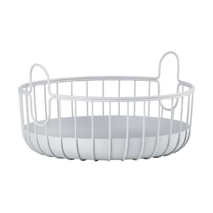 Inu korg Ø22x8 cm - Soft grey - Zone Denmark