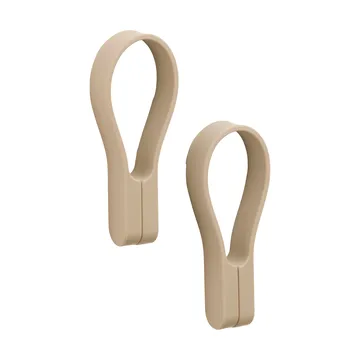 Loop handdukshängare magnet 2-pack - Camel - Zone Denmark