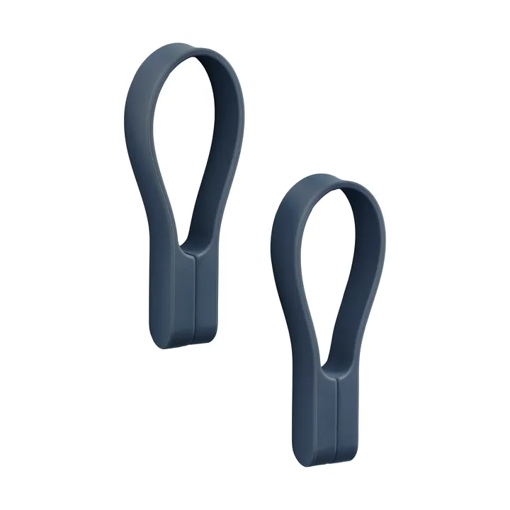 Loop handdukshängare magnet 2-pack - Royal blue - Zone Denmark