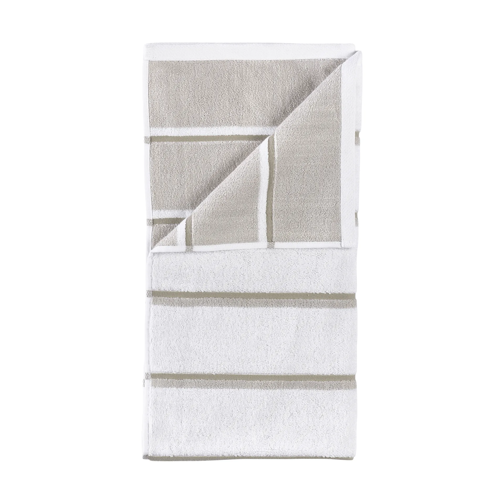 Sauna Handduk, White-soft grey-eucalyptus, 50x100 cm Zone Denmark
