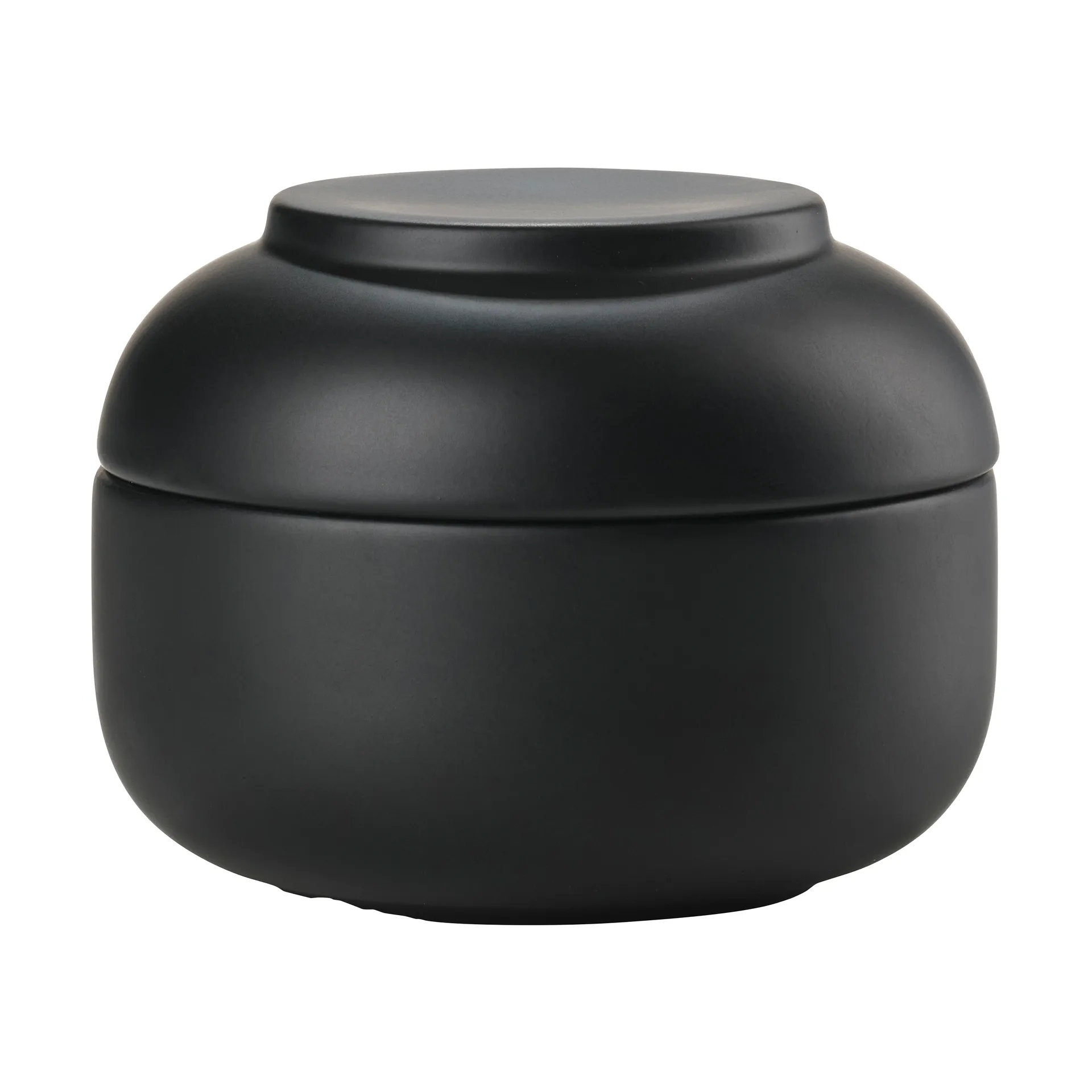 Sensu burk med lock Ø10,5x7,5 cm, Black Zone Denmark