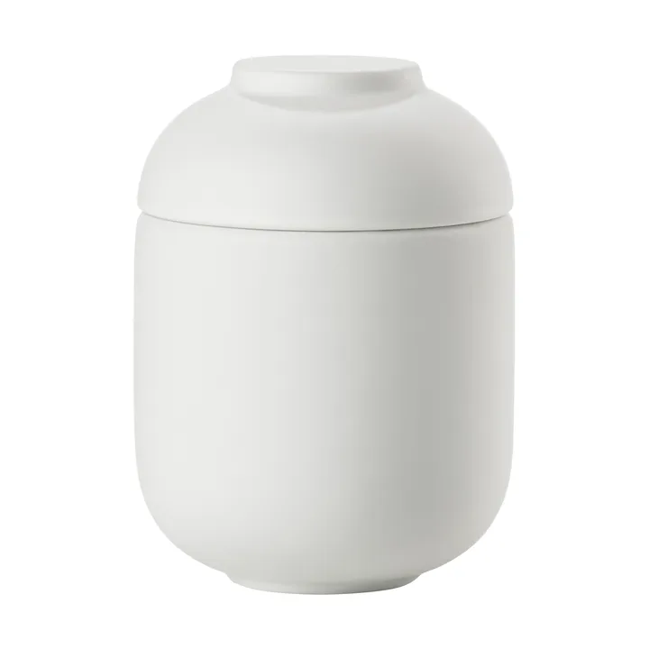 Sensu burk med lock Ø6,5x9 cm - White - Zone Denmark
