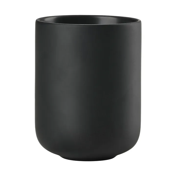 Sensu tandborstmugg Ø7,4x9,5 cm - Black - Zone Denmark