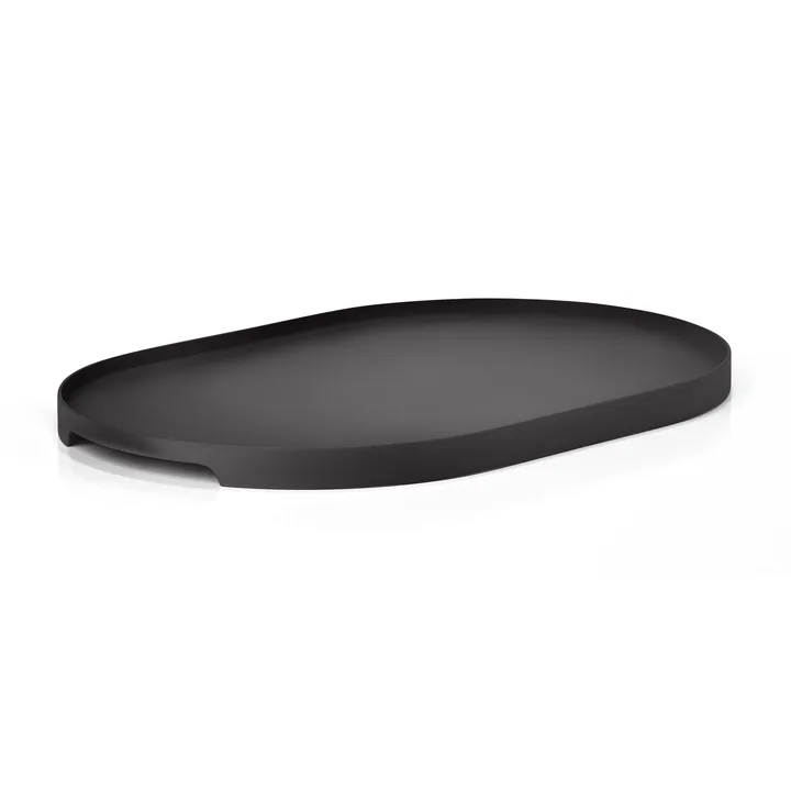 Singles bricka oval 23x35 cm - Black - Zone Denmark
